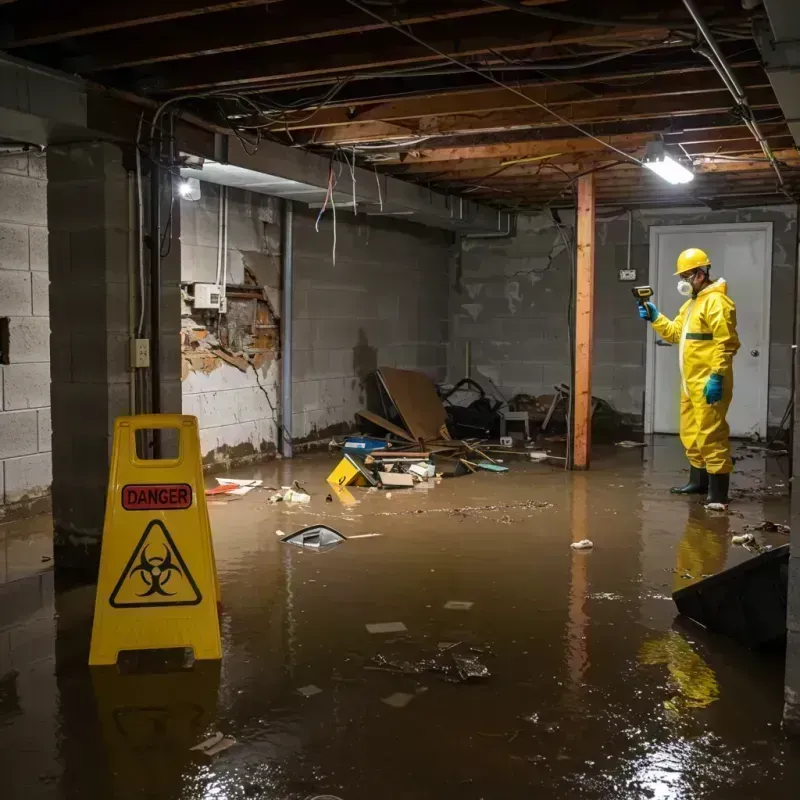 Flooded Basement Electrical Hazard in Saint Ann, MO Property